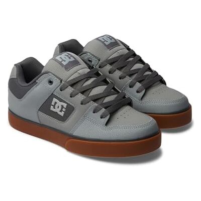 DC Shoes Herren Pure-Leather Shoes for Men Sneaker, Carbon Gum,44 EU DC Shoes Herren Pure-Leather Shoes for Men Sneaker, Carbon Gum,44 EU