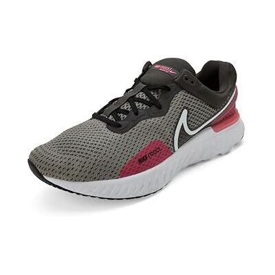 Nike DD0490-200 React Miler 3 Sneaker Male MEDIUM ASH/White-Hyper PINK-Black 42.5 Nike DD0490-200 React Miler 3 Sneaker Male MEDIUM ASH/White-Hyper PINK-Black 42.5