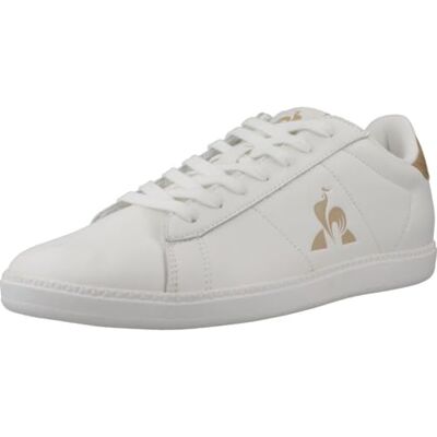 Le Coq Sportif Herren Courtset_2 Sneaker, Optical White Tan, 45 EU Le Coq Sportif Herren Courtset_2 Sneaker, Optical White Tan, 45 EU