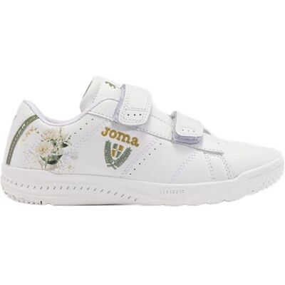 Joma Play Jr Serie Sneaker, Weiß Grün, 38 EU Joma Play Jr Serie Sneaker, Weiß Grün, 38 EU
