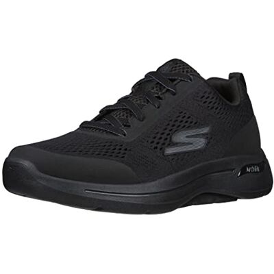 Skechers Herren Gowalk Arch Fit-athletischer Workout-wanderschuh mit Luftgekühltem Schaumstoff Sneaker, Schwarz, 41.5 EU X-Weit Skechers Herren Gowalk Arch Fit-athletischer Workout-wanderschuh mit Luftgekühltem Schaumstoff Sneaker, Schwarz, 41.5 EU X-Weit