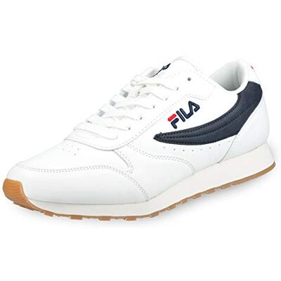 FILA Herren Orbit men Sneaker,White/Dress Blue, 40 EU FILA Herren Orbit men Sneaker,White/Dress Blue, 40 EU