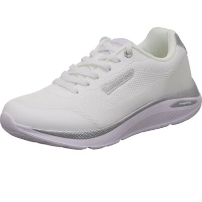 KangaROOS Damen K-WN Malaga Sneaker, Crystal Gray/Silver, 36 EU KangaROOS Damen K-WN Malaga Sneaker, Crystal Gray/Silver, 36 EU