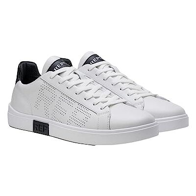 Replay Herren Gmz3p .000.c0014l Sneaker, White Black 062, 43 EU Replay Herren Gmz3p .000.c0014l Sneaker, White Black 062, 43 EU