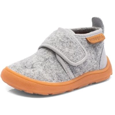 Bisgaard Unisex Kinder Barefoot Basic Sneaker, Grau, 23 EU Weit Bisgaard Unisex Kinder Barefoot Basic Sneaker, Grau, 23 EU Weit