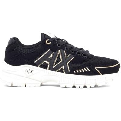 Armani Exchange Damen Speed, Mesh and Gold DetailsSneaker Armani Exchange Damen Speed, Mesh and Gold DetailsSneaker