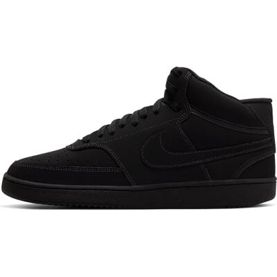 Nike - Court Vision Mid - Schwarz - Textil - Schuhe Nike - Court Vision Mid - Schwarz - Textil - Schuhe