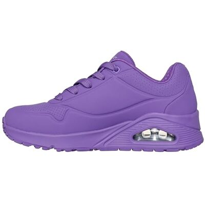 Skechers Damen Uno Stand On Air Trainers, Violet Durabuck/ Mesh, 38 EU Skechers Damen Uno Stand On Air Trainers, Violet Durabuck/ Mesh, 38 EU