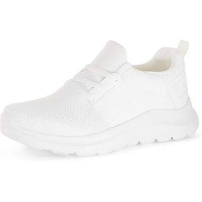 Amazon Damen Leichte Strick-Crosstrainer-Sneaker, Weiß, 38.5 EU Amazon Damen Leichte Strick-Crosstrainer-Sneaker, Weiß, 38.5 EU
