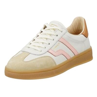 GANT FOOTWEAR Damen CUZIMA Sneaker, Off White Peachpink, 38 EU GANT FOOTWEAR Damen CUZIMA Sneaker, Off White Peachpink, 38 EU
