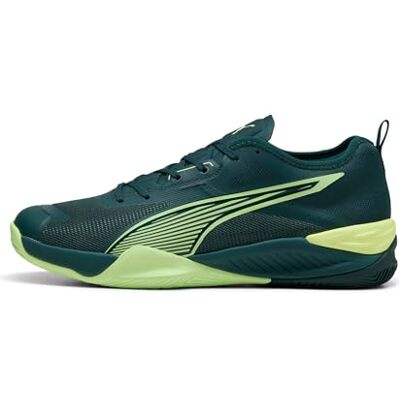 Puma Erwachsene Eliminate Nitro™ 4 Handballschuhe 47, Green Terrain Fizzy Light Yellow Puma Erwachsene Eliminate Nitro™ 4 Handballschuhe 47, Green Terrain Fizzy Light Yellow