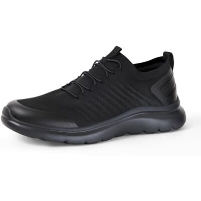 Amazon Herren Leichte Strick-Laufschuhe, Schwarz, 43 EU Amazon Herren Leichte Strick-Laufschuhe, Schwarz, 43 EU