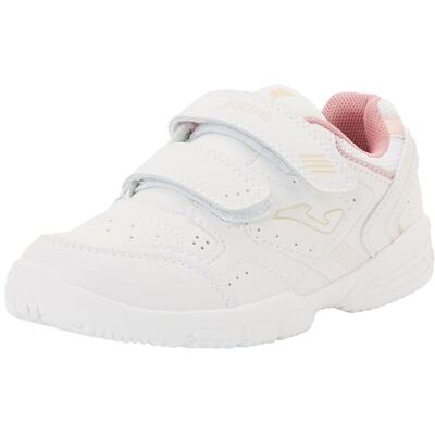 Joma W.School Jr 2529 Unisex-Kinder Sneaker Weiß Rosa, weiß/rosa, 38 EU Joma W.School Jr 2529 Unisex-Kinder Sneaker Weiß Rosa, weiß/rosa, 38 EU