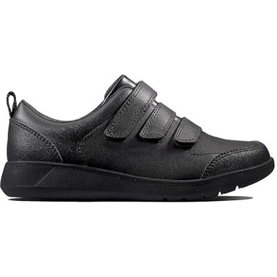 Clarks Jungen Scape Sky Y Sneaker, Schwarz (Black Leather Black Leather), 40 EU Clarks Jungen Scape Sky Y Sneaker, Schwarz (Black Leather Black Leather), 40 EU