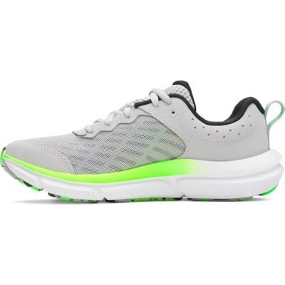 Under Armour Jungen Grundschule Assert 10, Turnschuh zum Schnüren, stylischer Kindersneaker mit Leder, leichte & atmungsaktive Sportschuhe für Jungs,Mod Gray / Black / Hyper Green,38 Under Armour Jungen Grundschule Assert 10, Turnschuh zum Schnüren, stylischer Kindersneaker mit Leder, leichte & atmungsaktive Sportschuhe für Jungs,Mod Gray / Black / Hyper Green,38