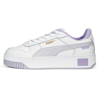 Puma Damen Carina Street Sneaker, White White Gold, 36 EU Puma Damen Carina Street Sneaker, White White Gold, 36 EU