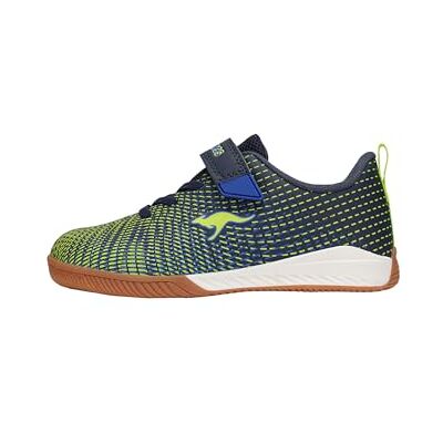 KangaROOS Unisex Kinder K5-Hover Ev Hallenturnschuh, Dk Navy Lime, 38 EU KangaROOS Unisex Kinder K5-Hover Ev Hallenturnschuh, Dk Navy Lime, 38 EU