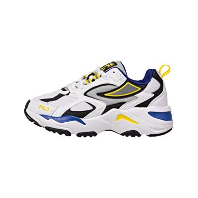 FILA CR-CW02 RAY Tracer Kids Sneaker, White-Lapis Blue, 30 EU FILA CR-CW02 RAY Tracer Kids Sneaker, White-Lapis Blue, 30 EU