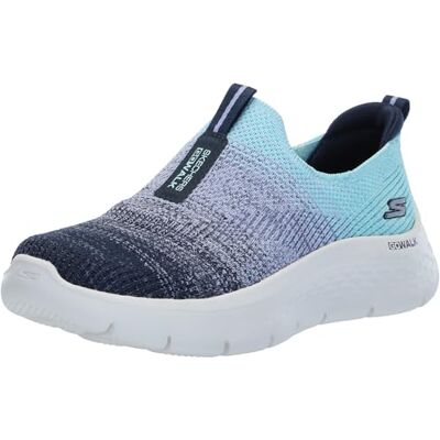 Skechers Damen Go Walk Flex Cali Sunset Wanderschuhe, Marineblau/Türkis, 42 EU Skechers Damen Go Walk Flex Cali Sunset Wanderschuhe, Marineblau/Türkis, 42 EU