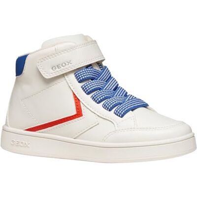 Geox JUNIOR J ECLYPER Boy Sneakers White/LT RED 33_EU Geox JUNIOR J ECLYPER Boy Sneakers White/LT RED 33_EU