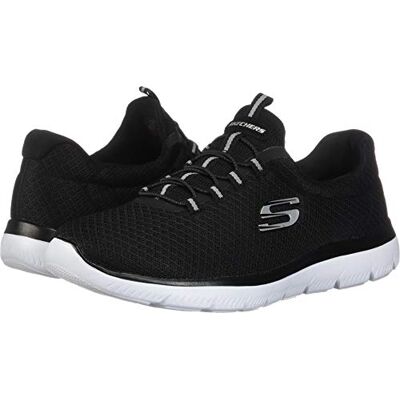Skechers - Summits Sneaker - Schwarz/Weiß - 6W - Schuhe Skechers - Summits Sneaker - Schwarz/Weiß - 6W - Schuhe