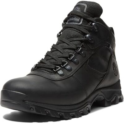 Timberland Mens Anti-Fatigue Hiking Waterproof Leather Mt. Maddsen, Black, 41 EU Timberland Mens Anti-Fatigue Hiking Waterproof Leather Mt. Maddsen, Black, 41 EU