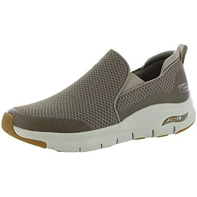 Skechers Herren Arch Fit Banlin Sneaker, Taupe Mesh Synthetic Trim, 39.5 EU Skechers Herren Arch Fit Banlin Sneaker, Taupe Mesh Synthetic Trim, 39.5 EU