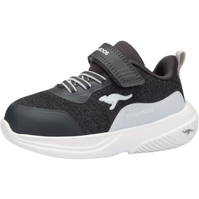 KangaROOS Jungen Unisex Kinder K-RDI Cushies EV Sneaker, Raven/Nimbus Cloud, 26 EU KangaROOS Jungen Unisex Kinder K-RDI Cushies EV Sneaker, Raven/Nimbus Cloud, 26 EU