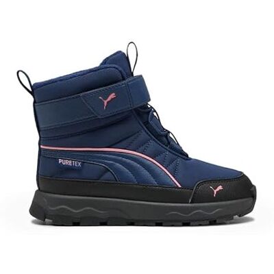Puma Evolve Boot PURETEX AC+PS Sneaker, Persian Blue-PINKSCAPE, 21 EU Puma Evolve Boot PURETEX AC+PS Sneaker, Persian Blue-PINKSCAPE, 21 EU