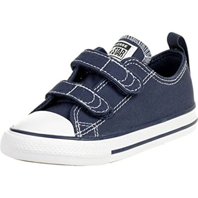 Converse Chuck Taylor Ct 2v Ox Canvas, Unisex-Kinder Fitnessschuhe, Blau (Athletic Navy/White 412), 24 EU Converse Chuck Taylor Ct 2v Ox Canvas, Unisex-Kinder Fitnessschuhe, Blau (Athletic Navy/White 412), 24 EU