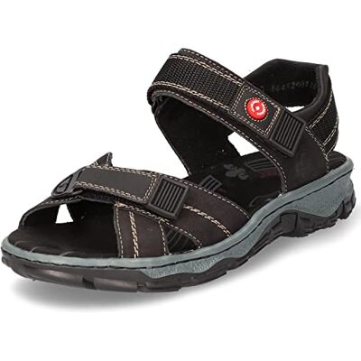 Rieker Damen 68851 Sandalen, Schwarz, 37 EU Rieker Damen 68851 Sandalen, Schwarz, 37 EU