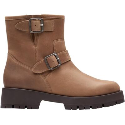 Clarks Maye Bella Womens Tan Leather, 6 Clarks Maye Bella Womens Tan Leather, 6