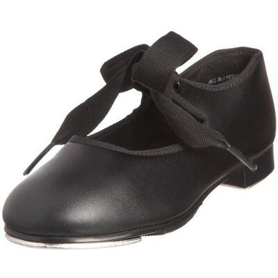 Capezio Mädchen Pu Jr Tyette Tap Shoe, Schwarz, 30.5 EU Capezio Mädchen Pu Jr Tyette Tap Shoe, Schwarz, 30.5 EU