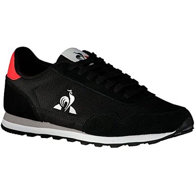 Le Coq Sportif Unisex Astra Black/Fiery Red Low-top Le Coq Sportif Unisex Astra Black/Fiery Red Low-top
