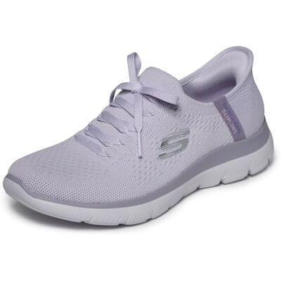 Skechers Damen Summits New Daily Slip-InTurnschuhe, Lavender Knit/Trim, 40 EU Skechers Damen Summits New Daily Slip-InTurnschuhe, Lavender Knit/Trim, 40 EU