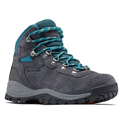 Columbia Damen Newton Ridge Plus Waterproof Amped Wanderschuh, Shark/River Blue, 41.5 EU Weit Columbia Damen Newton Ridge Plus Waterproof Amped Wanderschuh, Shark/River Blue, 41.5 EU Weit