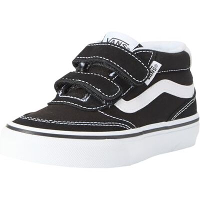 Vans Unisex Kinder Brooklyn Mid V Sneaker, Black and White, 36.5 EU Vans Unisex Kinder Brooklyn Mid V Sneaker, Black and White, 36.5 EU
