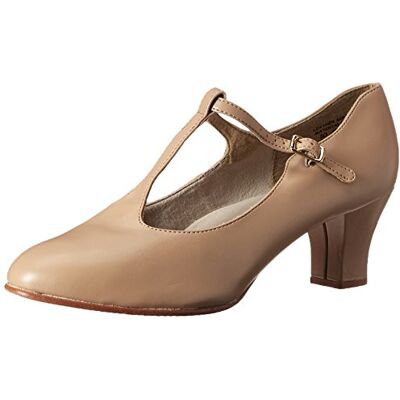 Capezio Damen JR. Footlight T-Strap Tanzschuh, Caramel, 38 EU Capezio Damen JR. Footlight T-Strap Tanzschuh, Caramel, 38 EU