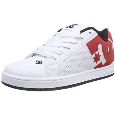 DC Shoes Court Graffik Leder Low Top Sneaker - Sneaker DC Shoes Court Graffik Leder Low Top Sneaker - Sneaker