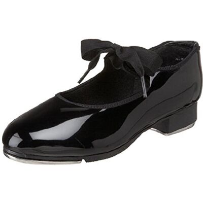 Capezio Damen Jr. Tyette Tap Shoe, Schwarz Lack, 38.5 EU Capezio Damen Jr. Tyette Tap Shoe, Schwarz Lack, 38.5 EU