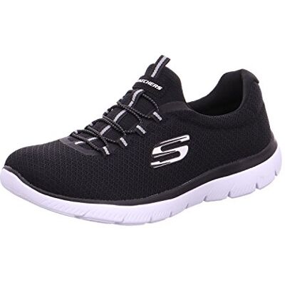 Skechers Damen Summits 12980 Turnschuhe, Black Mesh/ White Trim, 35.5 EU Skechers Damen Summits 12980 Turnschuhe, Black Mesh/ White Trim, 35.5 EU