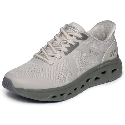 Skechers Damen Bobs Arc Waves Remix Get Grounded Turnschuhe, Natural Knit Olive Trim, 40 EU Skechers Damen Bobs Arc Waves Remix Get Grounded Turnschuhe, Natural Knit Olive Trim, 40 EU
