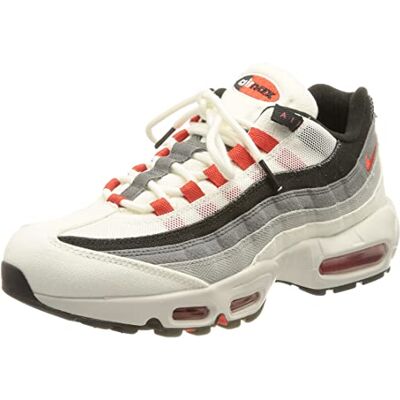 Nike Herren Air Max 95 Qs Sneaker, Summit White/Chile R, 35.5 EU Nike Herren Air Max 95 Qs Sneaker, Summit White/Chile R, 35.5 EU