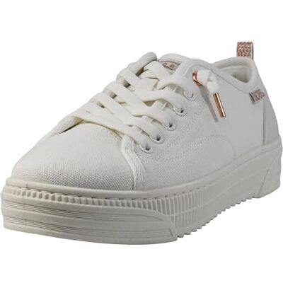 Skechers BOBS Copa Canvas Turnschuhe - Off White - Casual Plattformschuhe Skechers BOBS Copa Canvas Turnschuhe - Off White - Casual Plattformschuhe