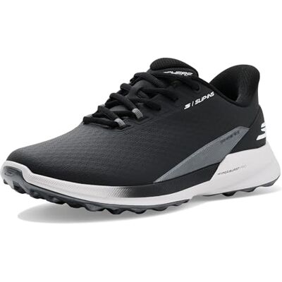 Skechers Herren Go Golf Mens Waterproof Synthetic Lace-Up Spike Less Golf Shoe Slip-InTurnschuhe, Black, 40 EU Skechers Herren Go Golf Mens Waterproof Synthetic Lace-Up Spike Less Golf Shoe Slip-InTurnschuhe, Black, 40 EU