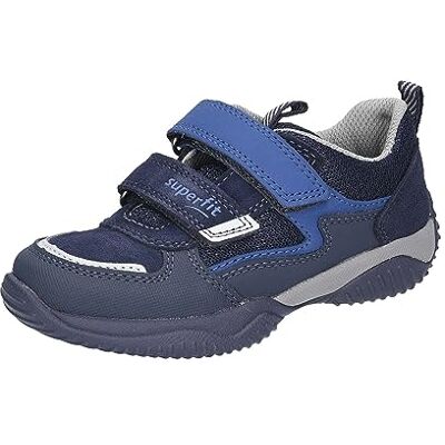 Superfit Jungen Storm Sneaker, Blau Hellgrau 8010, 26 EU Superfit Jungen Storm Sneaker, Blau Hellgrau 8010, 26 EU