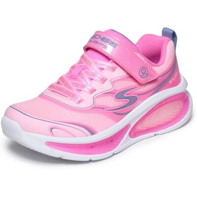 Skechers Mädchen Cosmic Glow 2.0 Turnschuhe, Pink Synthetic Sparkle Textile Multi Trim, 36 EU Skechers Mädchen Cosmic Glow 2.0 Turnschuhe, Pink Synthetic Sparkle Textile Multi Trim, 36 EU