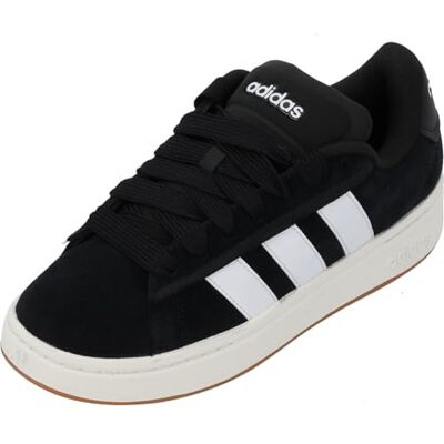 Adidas Herren Grand Court Alpha 00S Shoes, Core Black/FTWR White/Gum10, 46 EU Adidas Herren Grand Court Alpha 00S Shoes, Core Black/FTWR White/Gum10, 46 EU