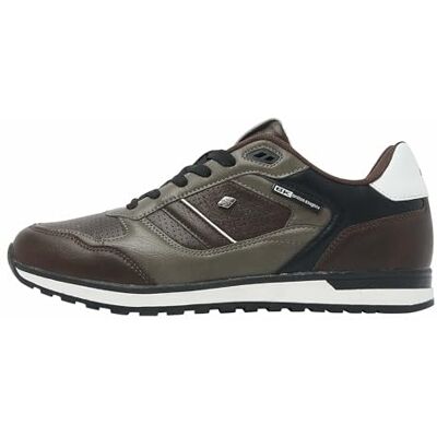 British Knights Herren Classor Sneaker, Dunkelbraun Taupe Schwarz Weiss, 42 EU British Knights Herren Classor Sneaker, Dunkelbraun Taupe Schwarz Weiss, 42 EU
