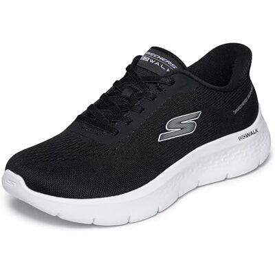 Skechers Damen Go Walk Flex Azriel Slip-InTurnschuhe, Black Textile White Trim, 40.5 EU Skechers Damen Go Walk Flex Azriel Slip-InTurnschuhe, Black Textile White Trim, 40.5 EU